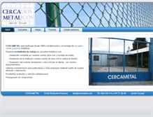 Tablet Screenshot of cercametal.com